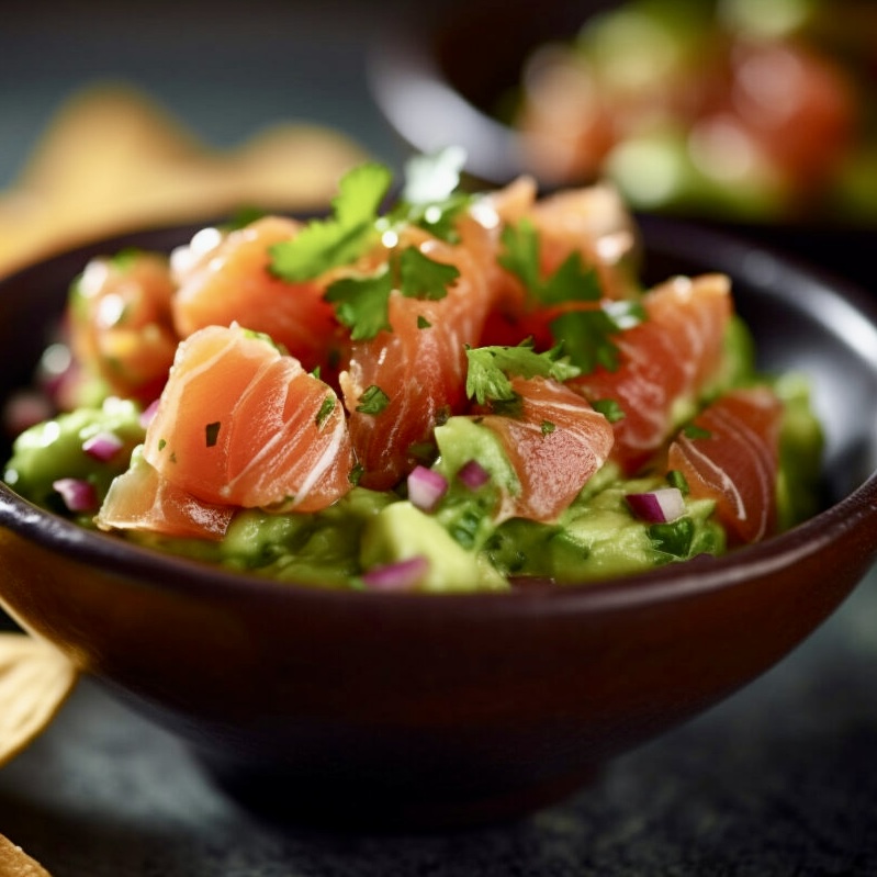 Ceviche på lax och torsk