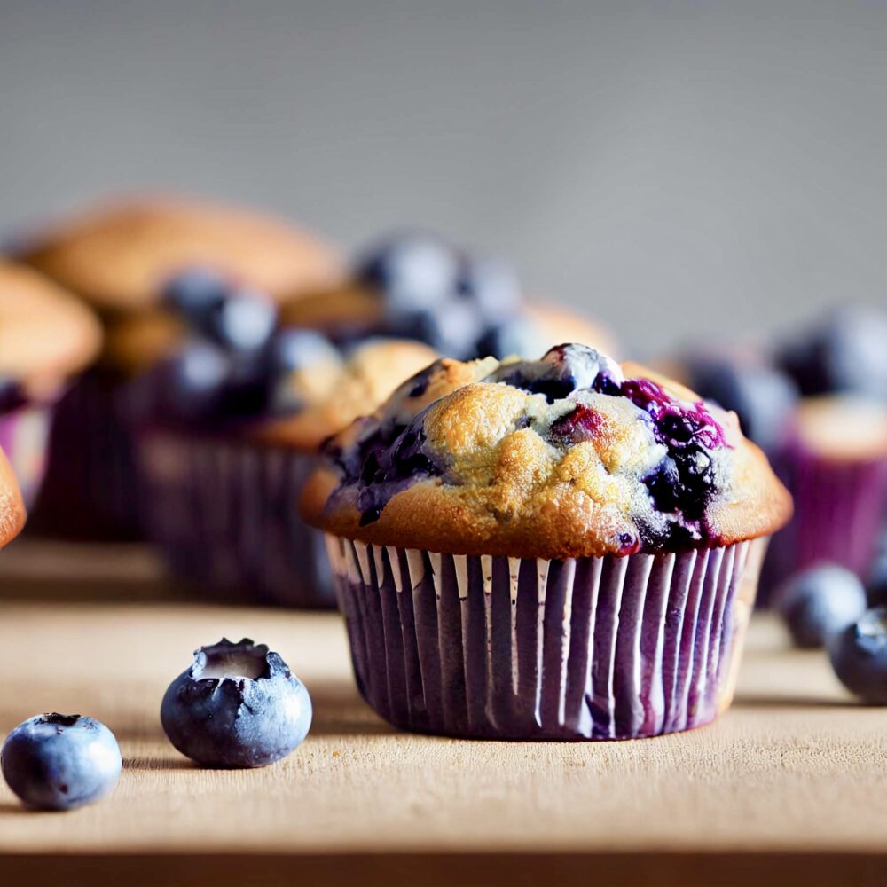 Blåbärsmuffins