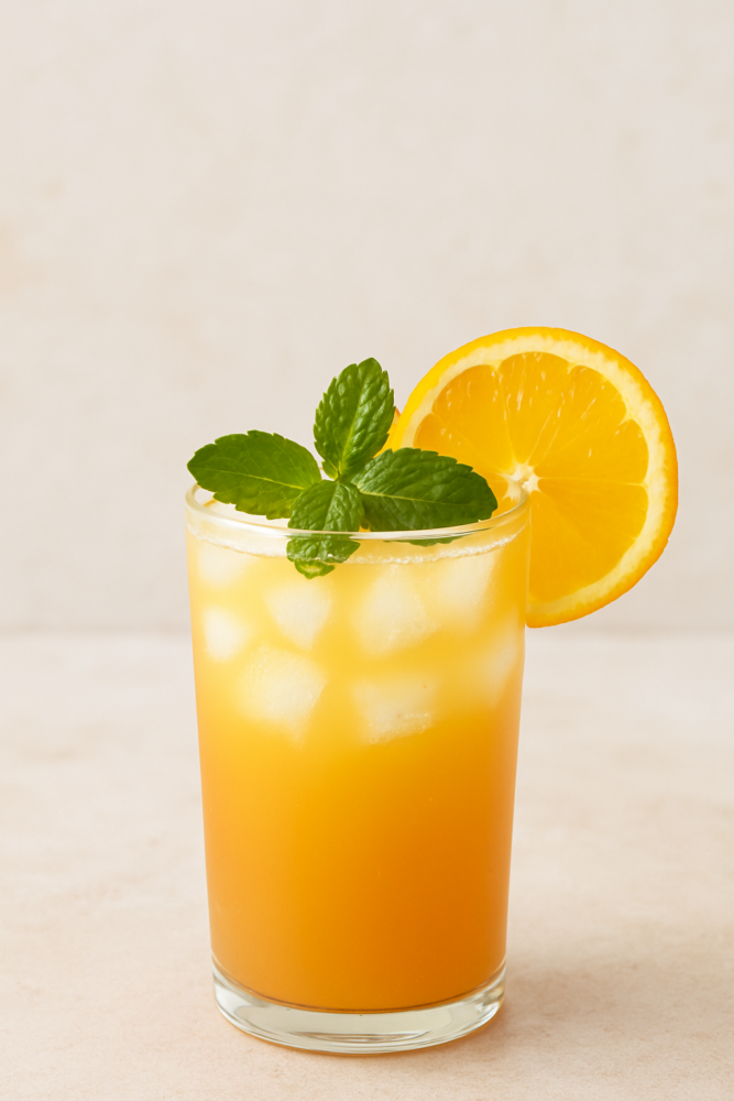 Citrus mint mocktail, alkoholfri drink