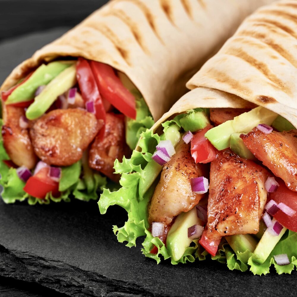 Kyckling i pitabröd, perfekt picknickmat