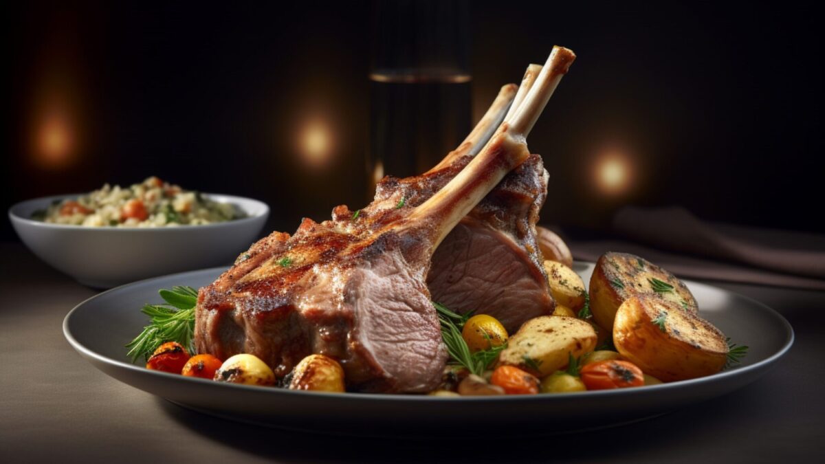 Lammracks med rosmarin och vitlök