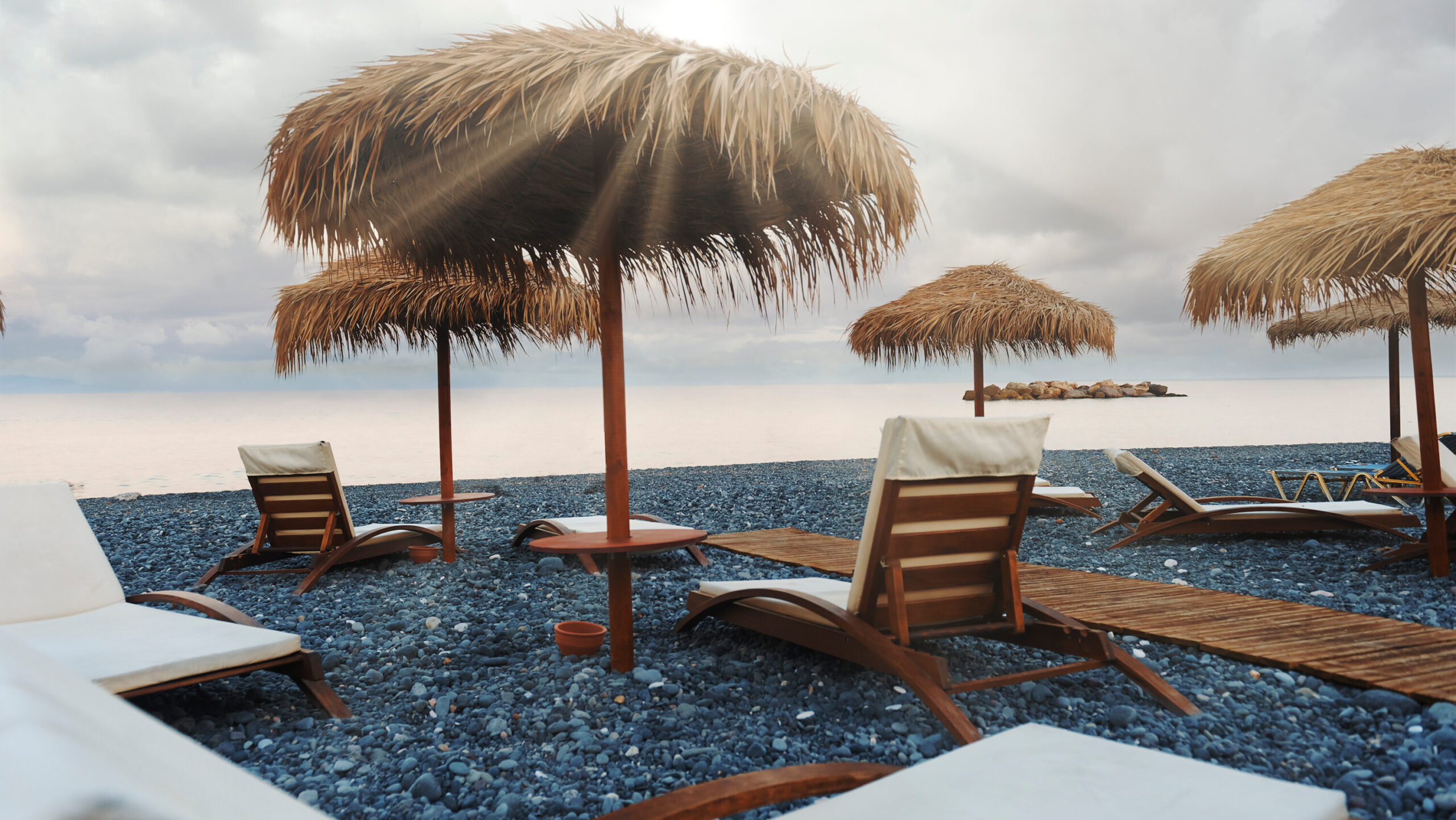 Perissa Beach Santorini