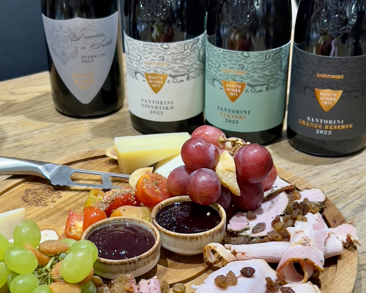 Santo Wines på Santorini