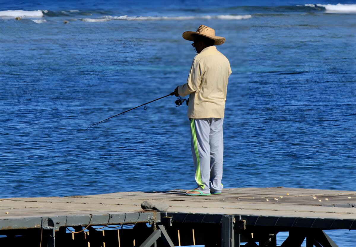 The Oberoi Mauritius, fisherman