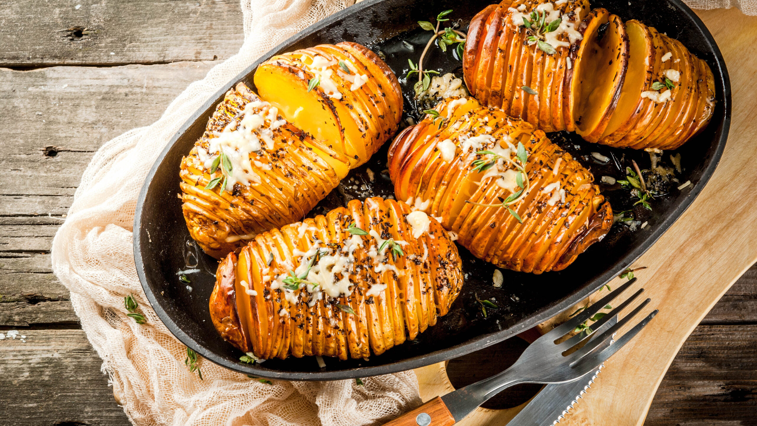Hasselbackspotatis