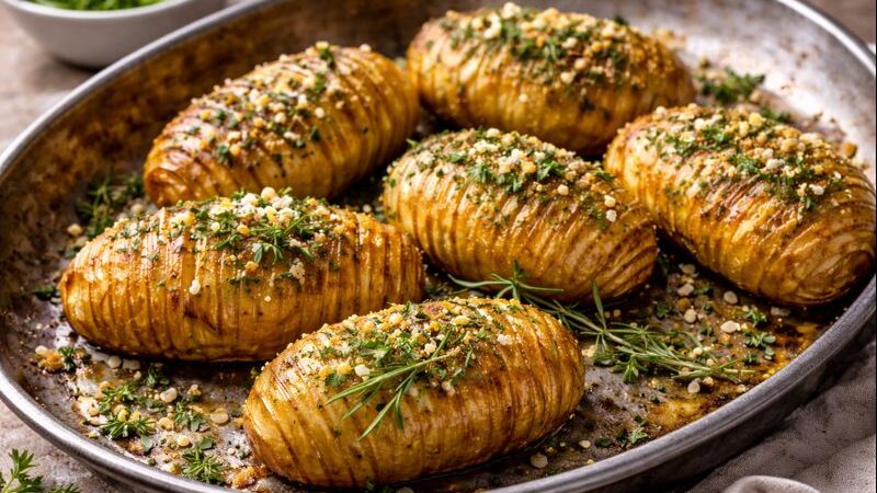 Hasselbackspotatis
