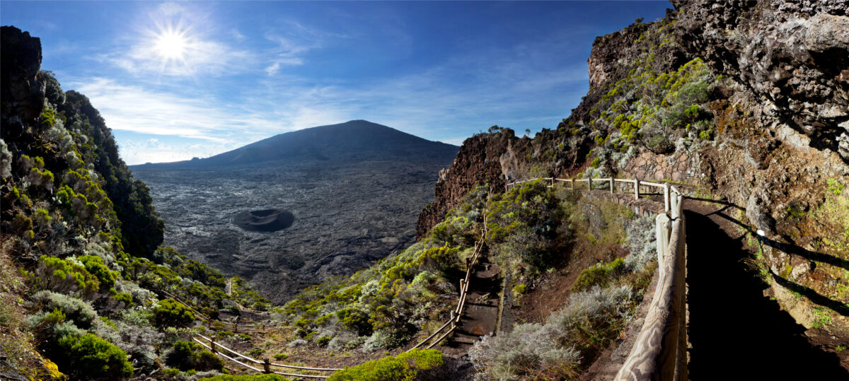 vulkanen Piton de la Fournaise La Reunion 